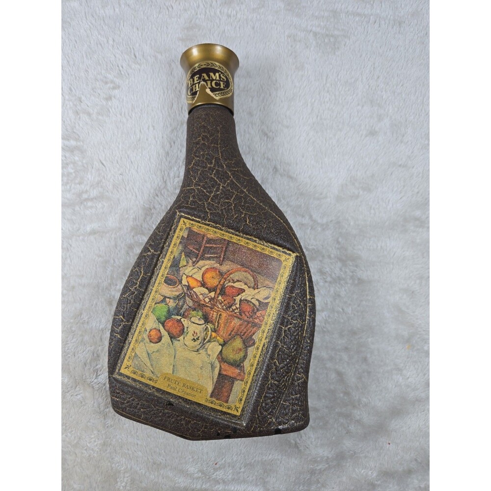 JIM BEAM Modern Masters Bottle "FRUIT BASKET" by Cezanne Vintage 1960S